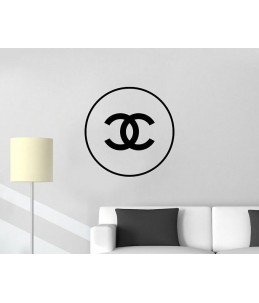 sticker chanel rond cercle circle