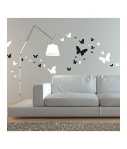 stickers papillons volants personnalisés autocollant butterfly