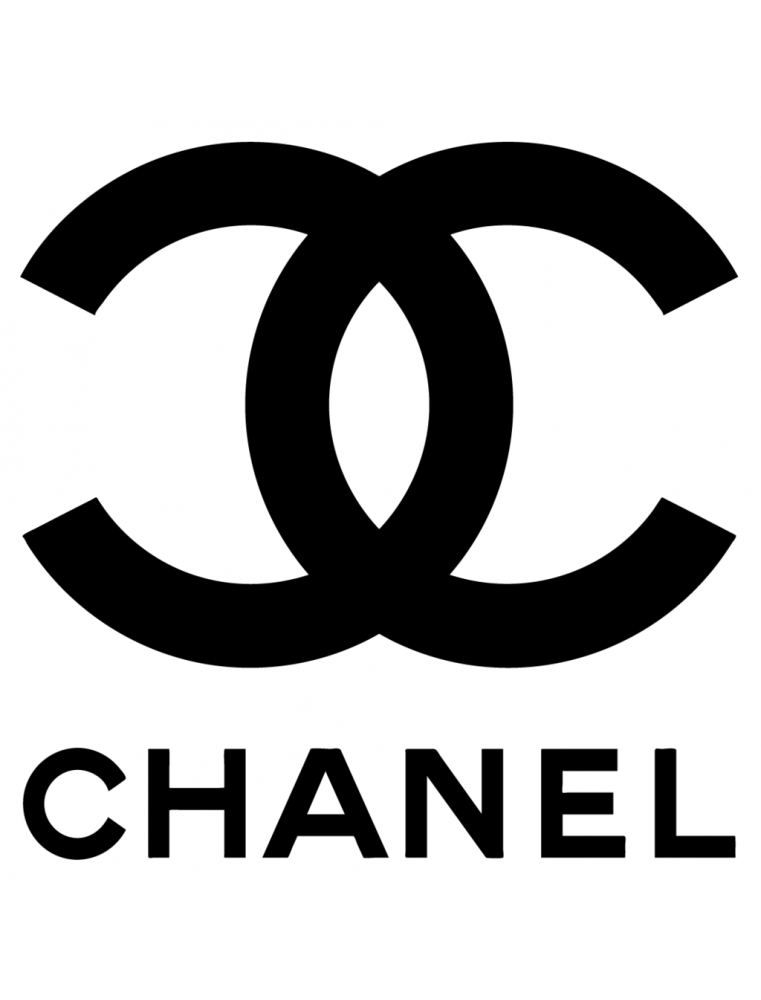 sticker chanel personnalisé logo luxe